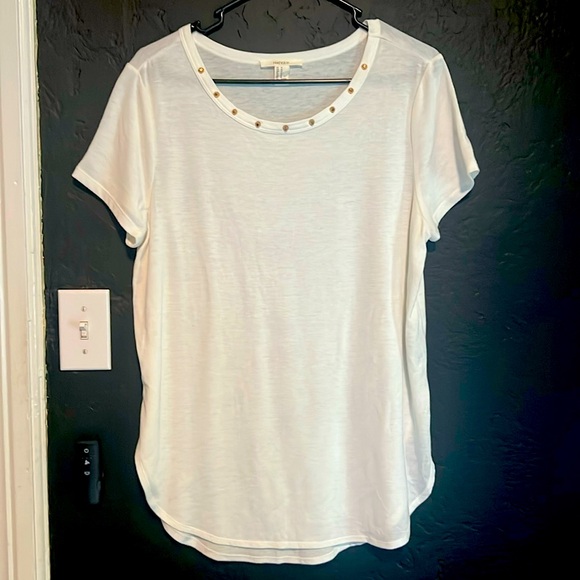 Forever 21 - White Loose Tshirt - Picture 1 of 2